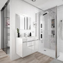 Badmeubel Set Slimline Wit 60 cm - Complete badkamermeubels