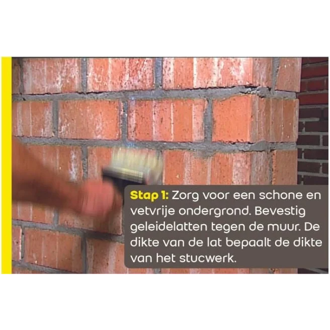 Beamix 500 Kalkstucmortel Stucmortel 20 KG - Mortel