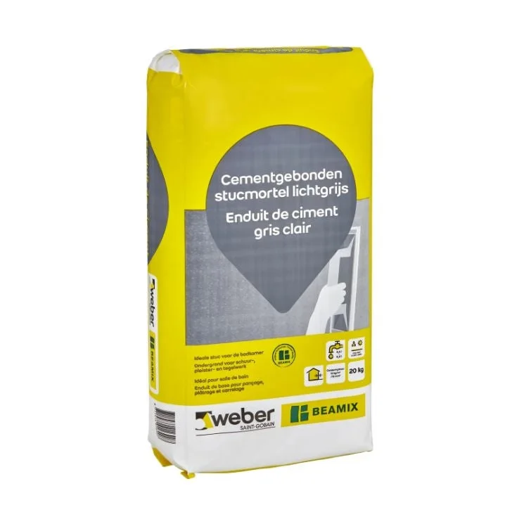 Beamix 500 Kalkstucmortel Stucmortel 20 KG - Mortel