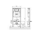 Complete WC set Ocean wit met Geberit UP320