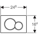 Complete WC set Ocean wit met Geberit UP320