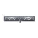 Classic 70 cm RVS Douchegoot Gun metal - Douchegoten