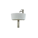 Fonteinset Gustav L’aqua Keramisch met Geborsteld nikkel