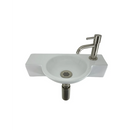 Fonteinset Julie L’aqua Keramisch met Geborsteld nikkel