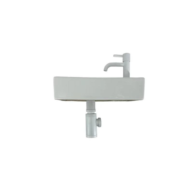 Fonteinset Kaya wit L’aqua Keramisch met Mat wit kraan en