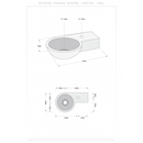 Fonteinset Tomas L’aqua Natuursteen met Zilveren kraan en