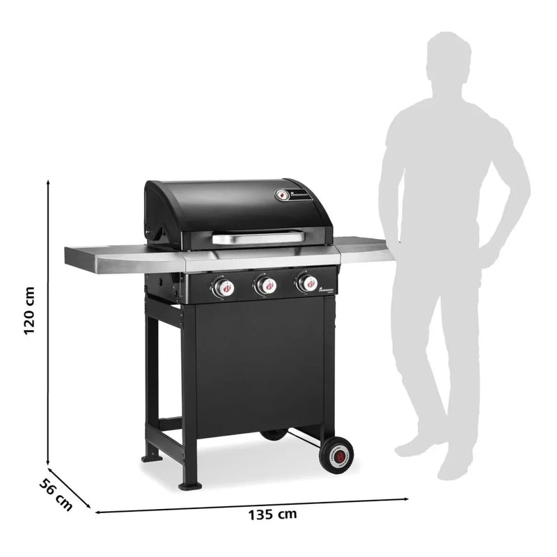 GasBBQ Landmann Trexon PTS 3.1 Zwart - Gas barbecues