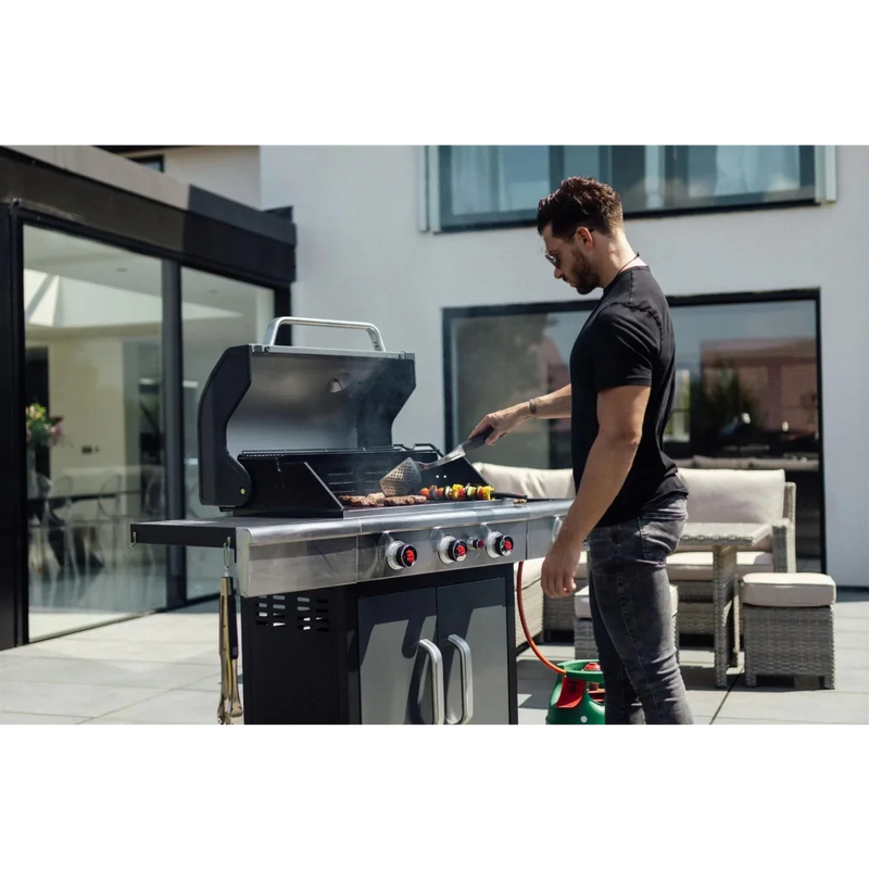 GasBBQ Landmann Triton MaxX PTS 3.1 Zilver - Gas barbecues