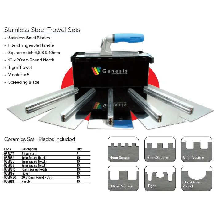 Genesis Lijmkam set All-in-one - Gereedschappen