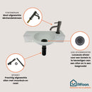 L’Aqua Fonteinkraan met Sifonset Gun metal - Fonteinkranen