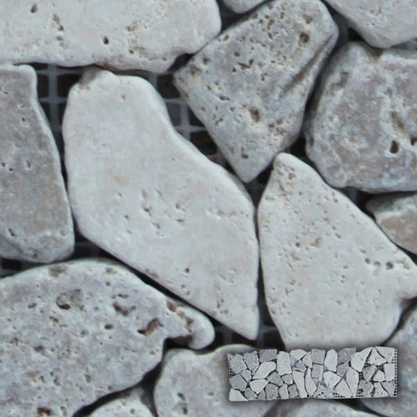 Listello Belice antiek Keramiek 7,5 x 25 cm grijs - Listello