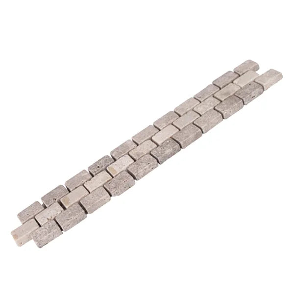 Listello Brick Marmer Grijs 4 x 23,5 cm - Listello