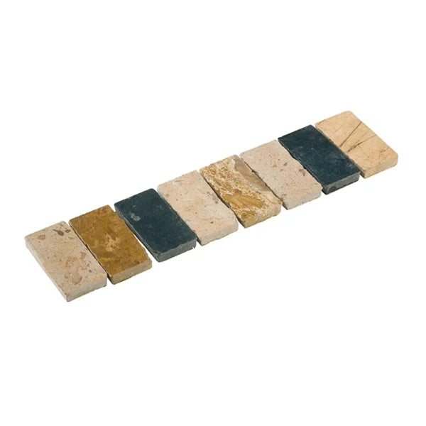 Listello Tevere jade Keramiek 5,2 x 23 cm wit - Listello