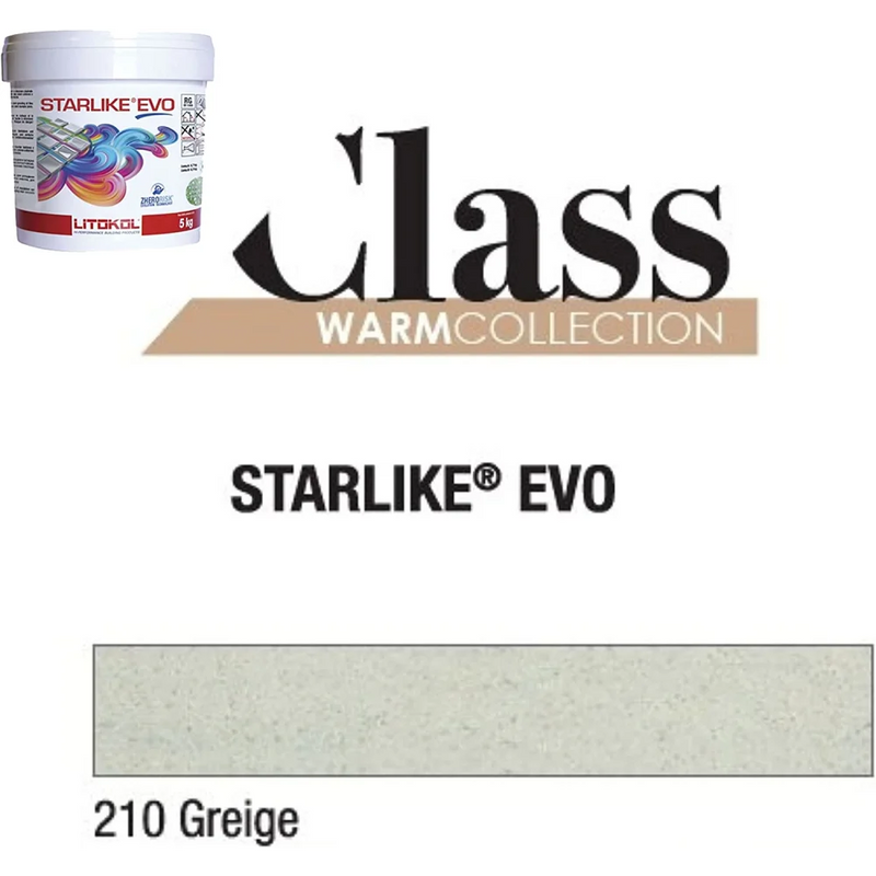 Litokol STARLIKE® EVO 210 Greige 2,5 kg - Voegmiddel