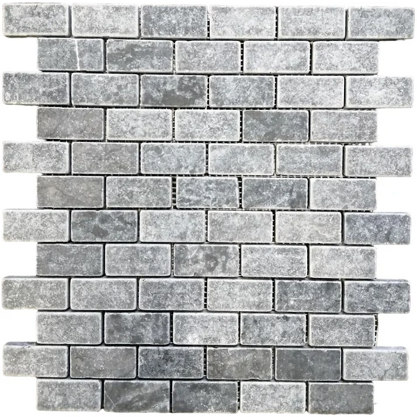 Mozaïek Grey 30 x 30 x 1 chip 23 x 48 mm - Mozaïek