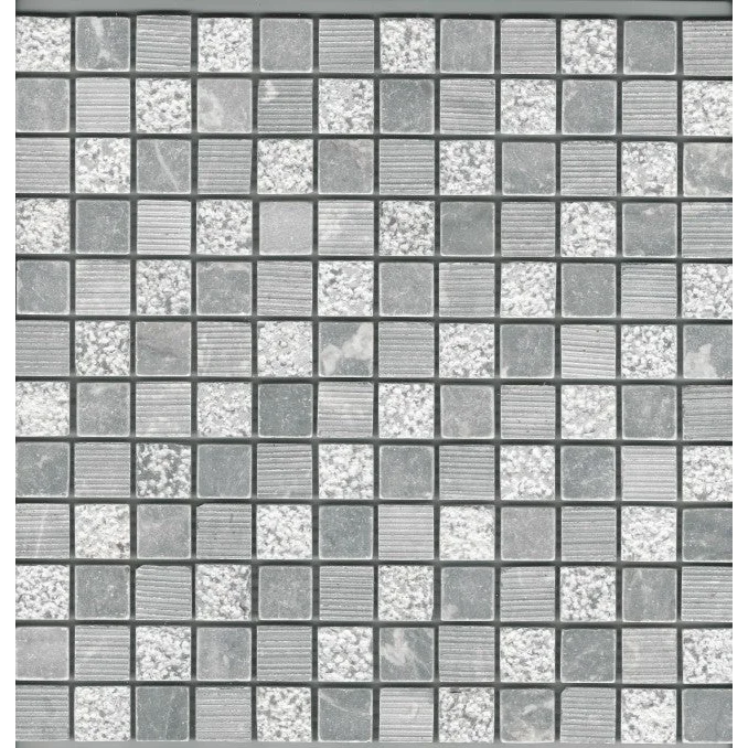 Mozaïek Light Grey 30 x 30 x 1 chip 23 x 23 mm - Mozaïek