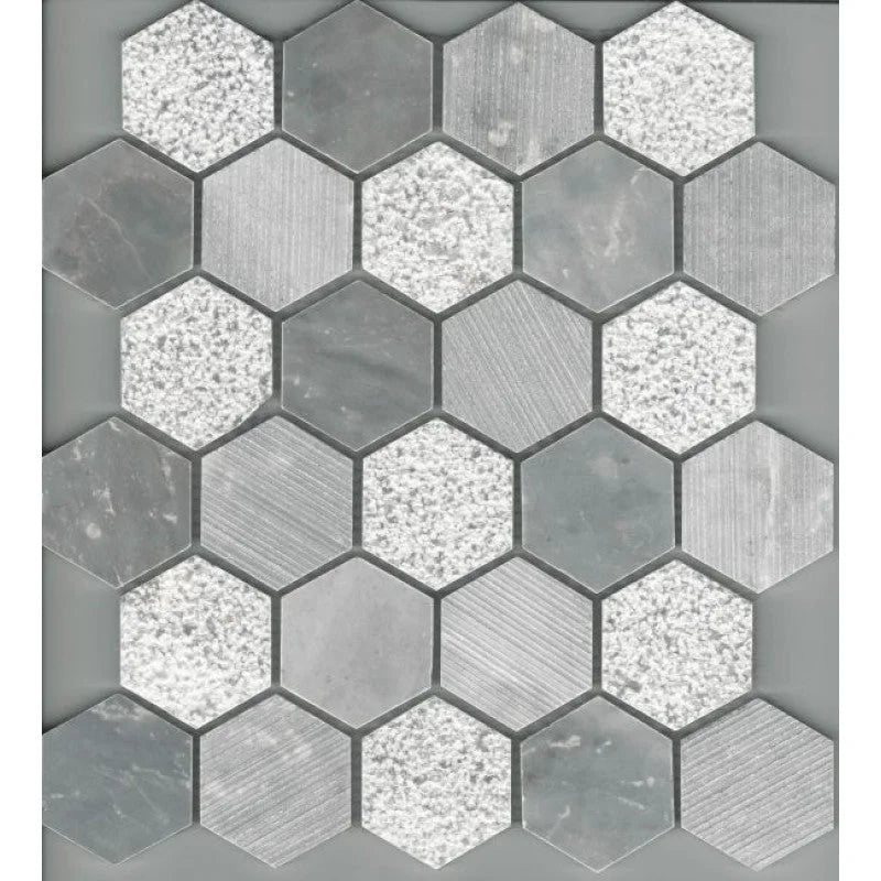 Mozaïek stone 300x300x10mm chip 53x53mm - Mozaïek