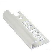 Tegelstrip aluminium ro.a.str.zilver 6mm - Tegelstrips