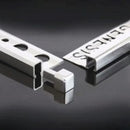 Tegelstrip buitenhoek TDG 12 mm glans zilver per 4 stuks -