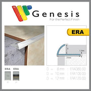 Tegelstrip ERA Ronde Rand Aluminium 10 mm - Tegelstrips