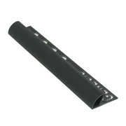 Tegelstrip PVC ro.str.zwart 10mm - Tegelstrips