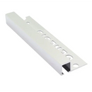 Tegelstrip Vierkant profiel aluminium Chroom 12 x 10 mm -