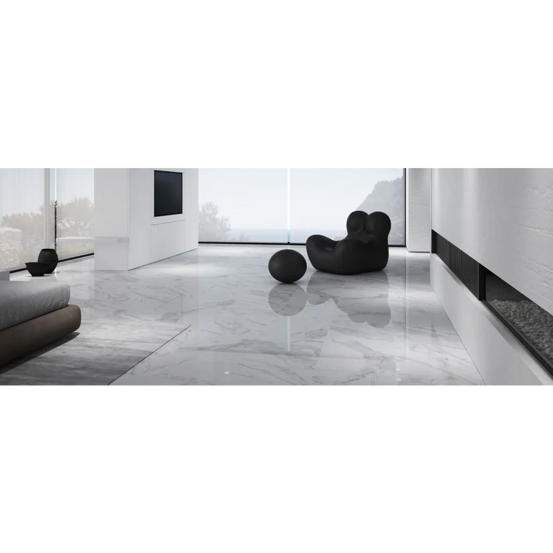 Vloertegel Calacatta Polished rect. 60 x 120 cm -