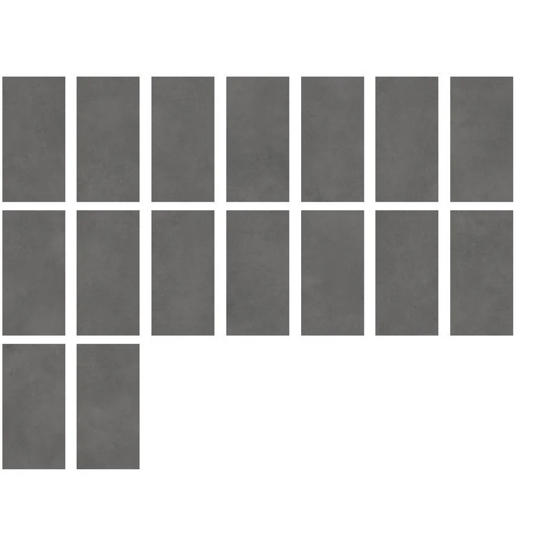 Vloertegel Core antraciet rect. 30 x 60 cm - Vloertegels