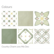 Vloertegel Country charm 200 decor mix 20 x 20 cm -