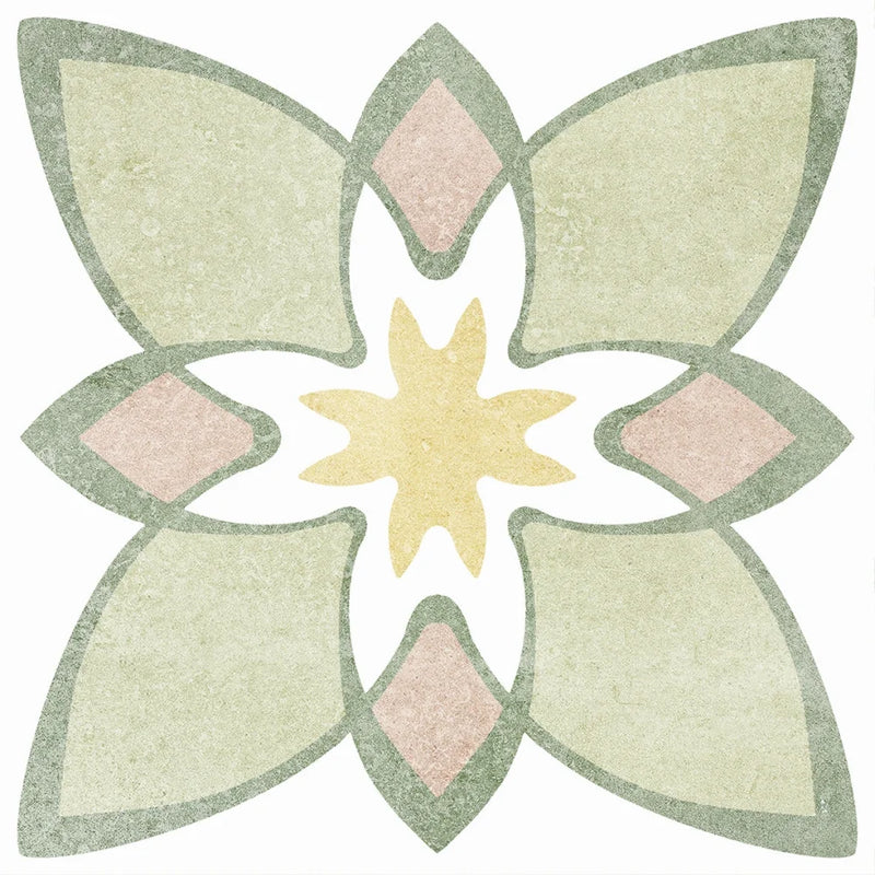 Vloertegel Country charm 200 decor mix 20 x 20 cm -