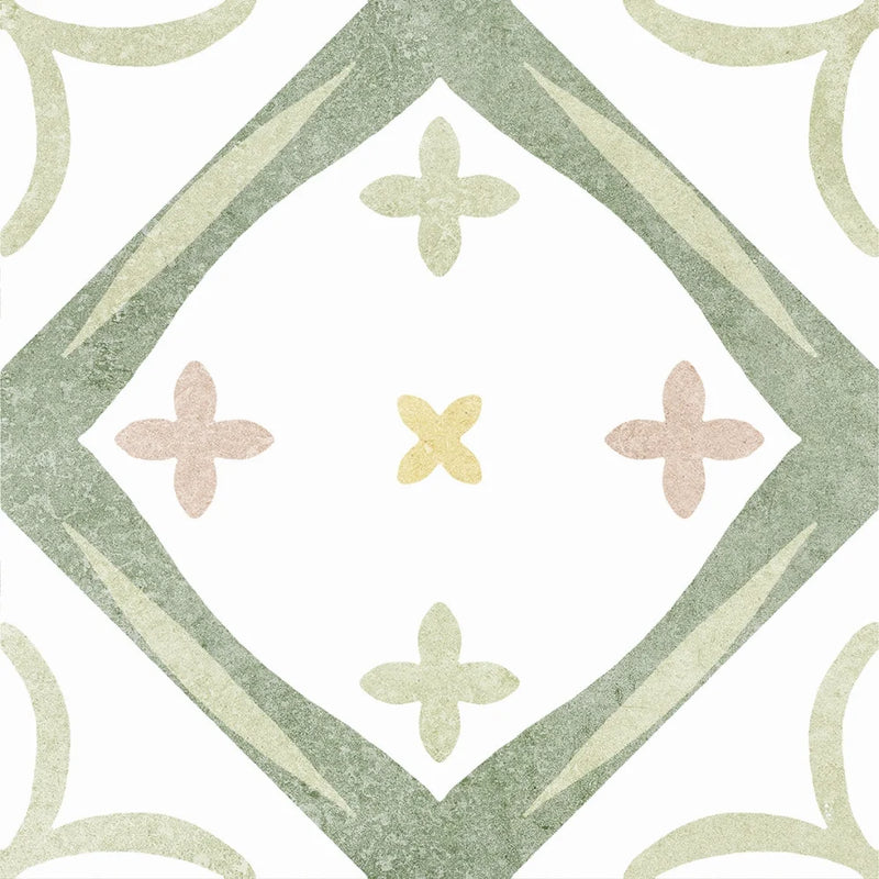 Vloertegel Country charm 200 decor mix 20 x 20 cm -