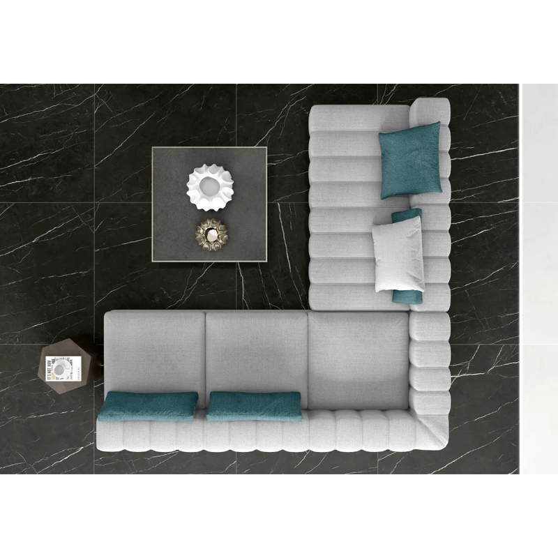 Vloertegel Elite Black Marble 90 x 90 cm - Vloertegels