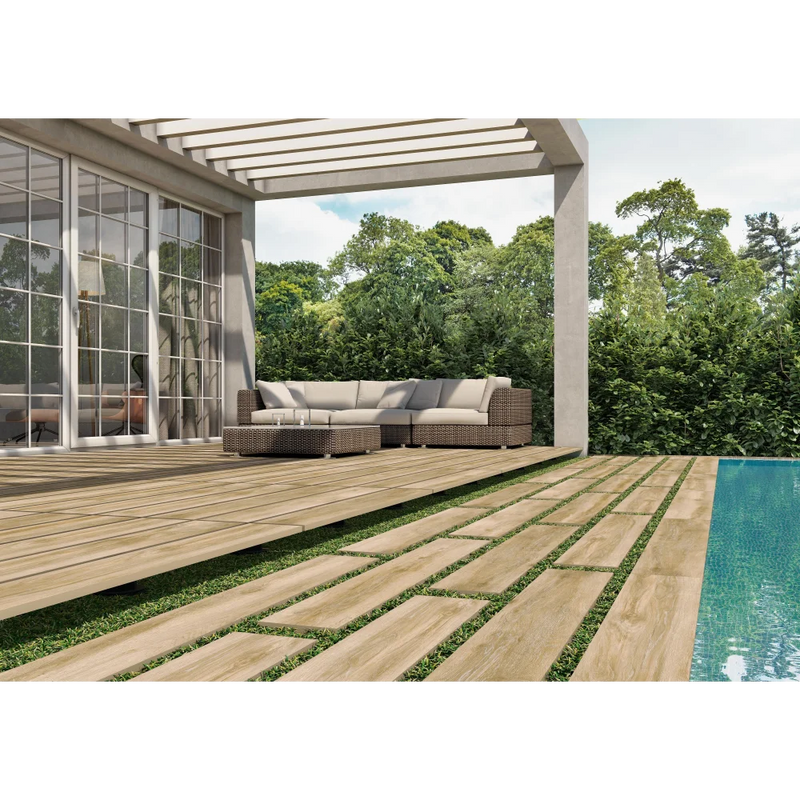 Vloertegel Forever roble 25 x 100 cm - Vloertegels