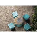 Vloertegel Hard brown 15 x 61 cm J85518 - Vloertegels