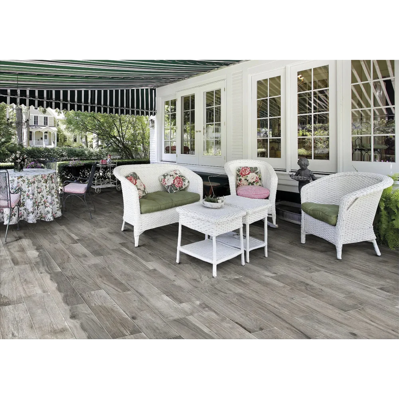 Vloertegel Hard grey 15 x 61 cm J85520 - Vloertegels