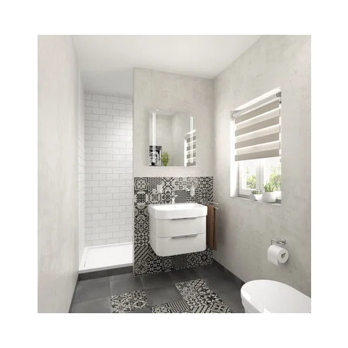 Vloertegel Heritage black 33 x 33 cm - Vloertegels