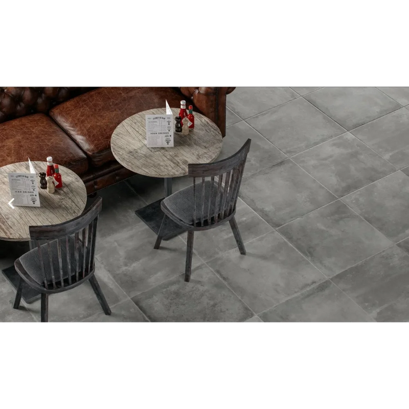 Vloertegel Kasbah Anthracite 88.6 x 88.6 cm - Vloertegels