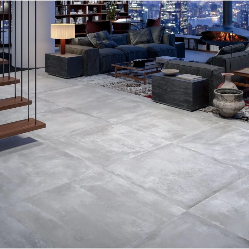 Vloertegel Kasbah Light Grey 88.6 x 88.6 cm - Vloertegels