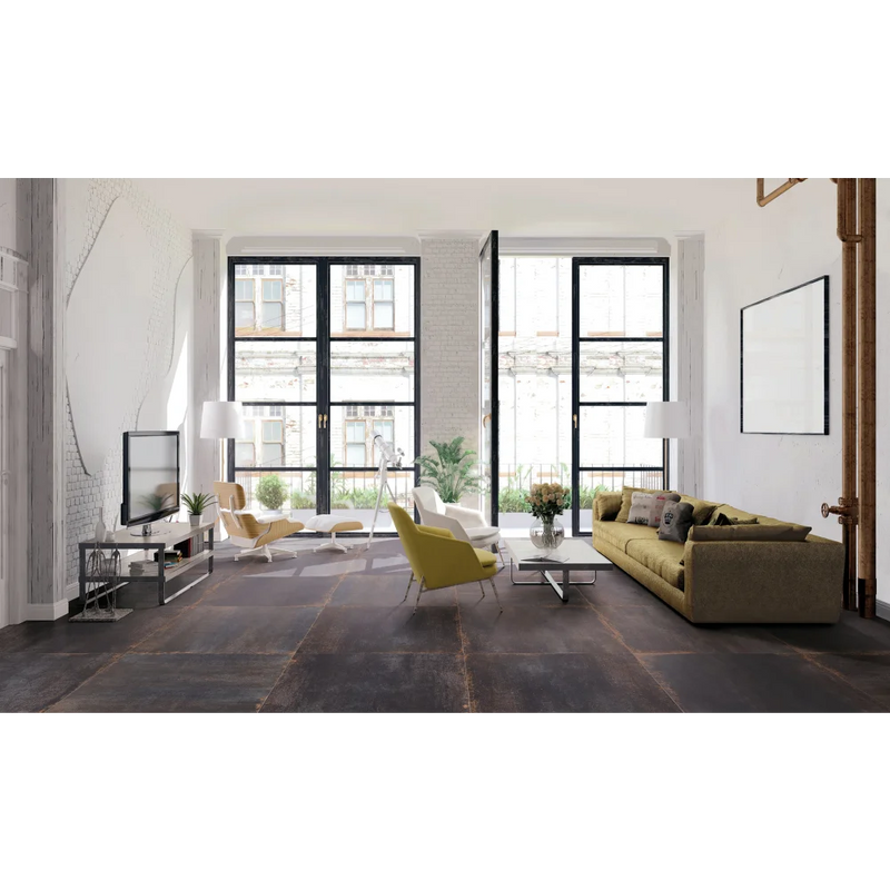 Vloertegel Metallic Noir 60 x 60 cm - Vloertegels