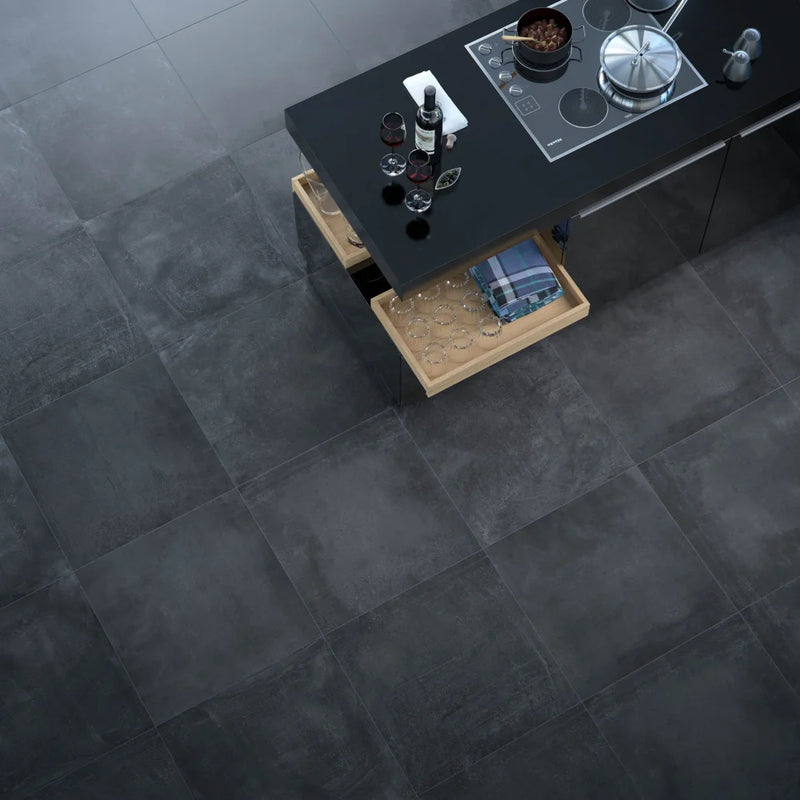 Vloertegel Newstreet Night 88.6 x 88.6 cm - Vloertegels