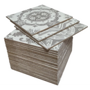 Vloertegel Nikea sephia grey mat 20 x 20 cm - Vloertegels