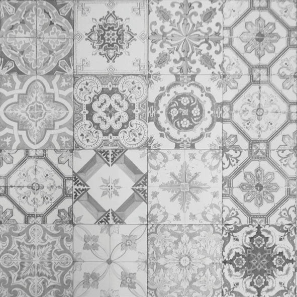 Vloertegel Nikea sephia grey mat 20 x 20 cm - Vloertegels