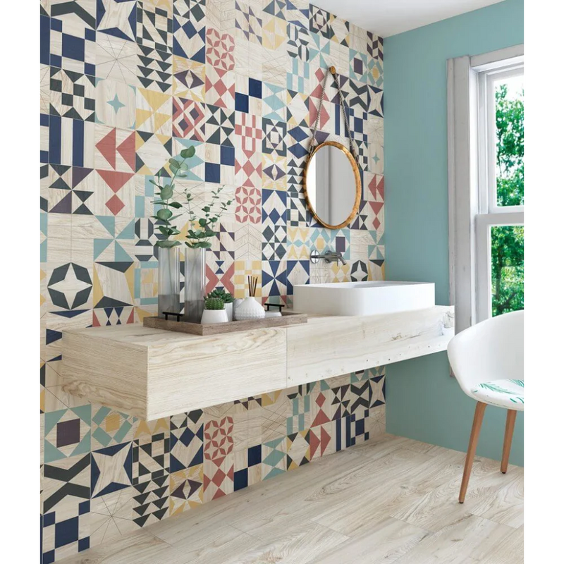 Vloertegel Taco Kaleido mix 16 x 16 cm - Vloertegels