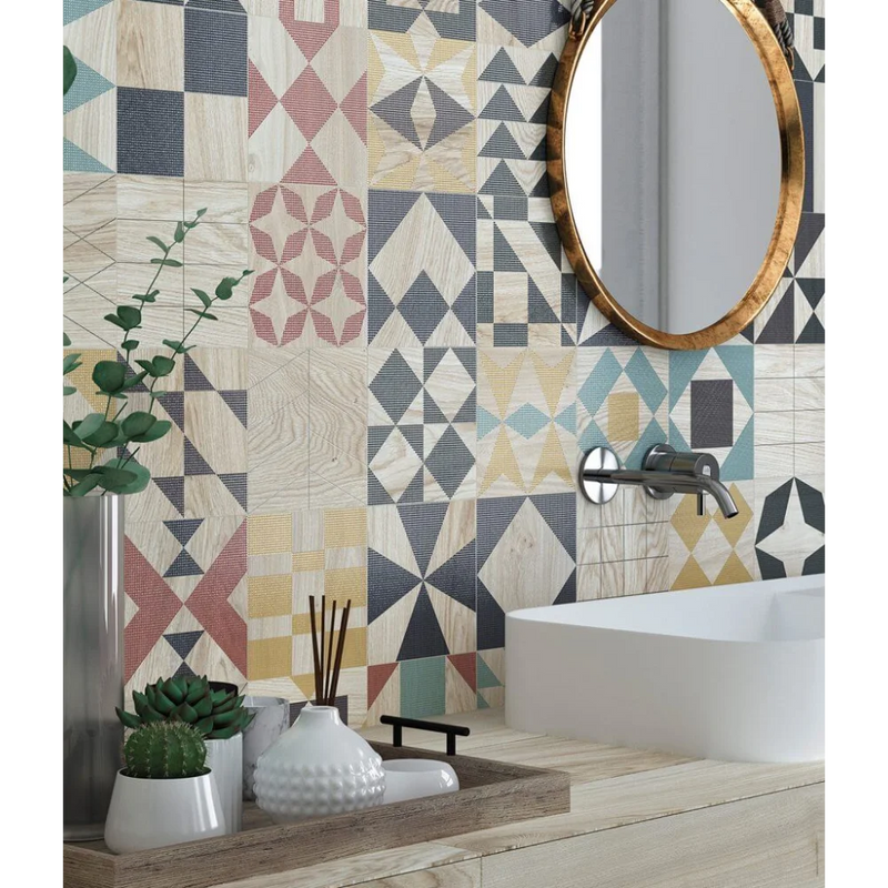 Vloertegel Taco Kaleido mix 16 x 16 cm - Vloertegels