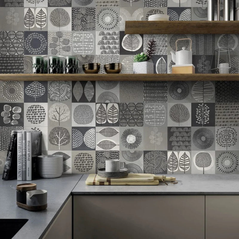 Vloertegel Taco Nairobi Gris 16 x 16 cm - Vloertegels