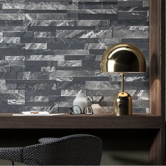 Wandtegel Gioa nero 15 x 61 cm - Wandtegels