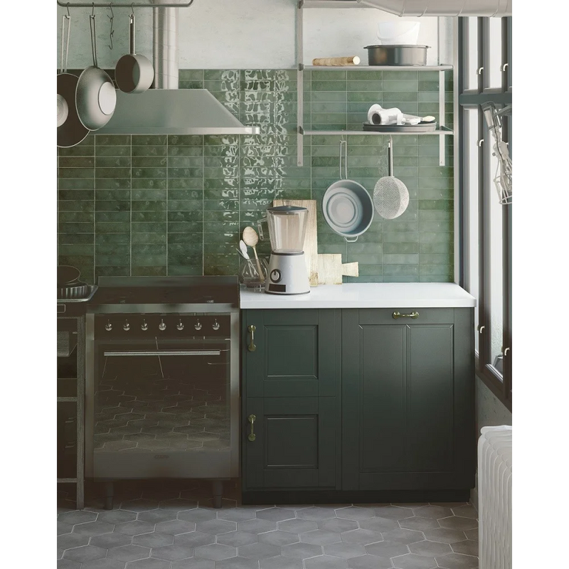 Wandtegel Nolita verde 6.5 x 20 cm - Wandtegels