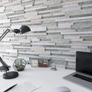 Wandtegel Tikal grey 3D 17 x 52,3 cm - Wandtegels