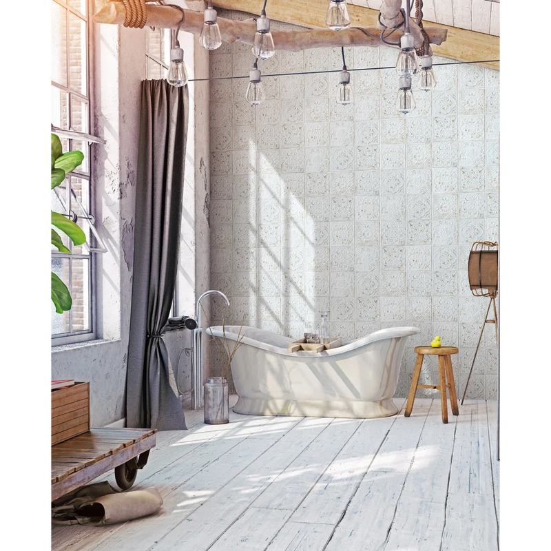 Wandtegel Victoria white 20 x 20 cm - Wandtegels