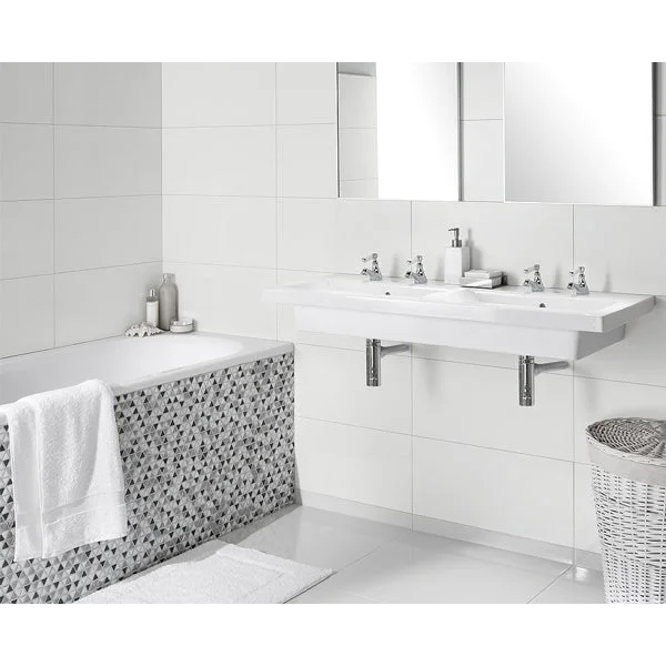 Wandtegel Wit mat rectified 30 x 60 cm - Wandtegels